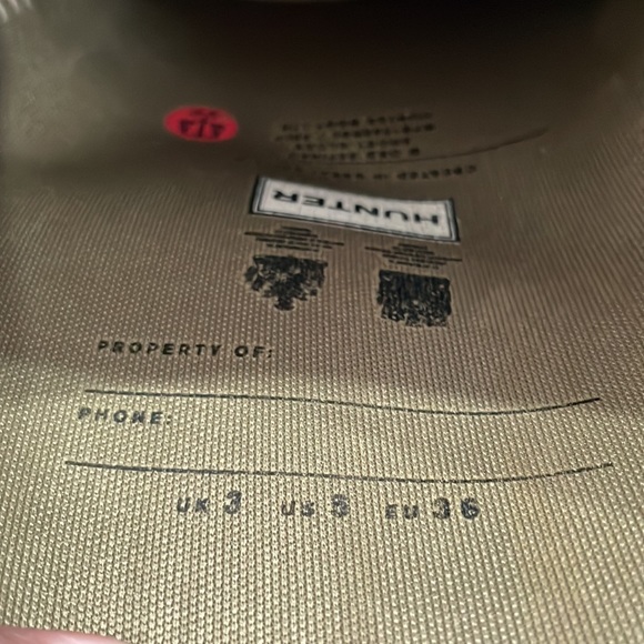 💕SOLD💕 Authentic Hunter Boots UK3/EUR36 - Picture 3 of 11